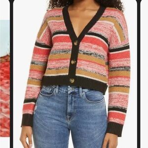 Brass Plum Cropped Sweater